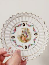Porcelain Vintage German Trinket Dish Bowl Decor picture