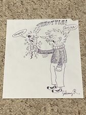 JOHNNY RYAN Signed ORIGINAL ARTWORK SUPER RARE ANGRY YOUTH COMIX picture