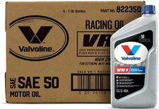 Valvoline VR1 Racing SAE 50 Motor Oil High Performance 2x Zinc 1 QT Case of 6 picture