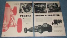 1956 Pomona Choppers Club Dragster Vintage Article  picture