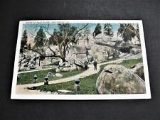 Scene at Devil’s Den, Gettysburg, Pa. Ben Franklin One cent-1930 Postcard. RARE. picture