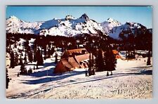 Tatoosh Range WA-Washington, Paradise Inn, Mount Rainer Park, Vintage Postcard picture