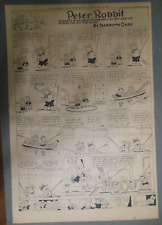 Peter Rabbit Sunday Page by Harrison Cady from 5/10/1942 Full Page Size picture