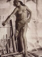 Vintage Lehnert & Landrock Nude Bedouin Arab Woman Photo Gravure picture