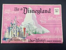 Vintage This is Disneyland Foldout 26 Colorful Scenes, Greetings from Disneyland picture