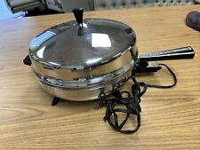 FARBERWARE Electric 12 inch Fry Pan 310-A Perfect Heat Stainless Dome Lid TESTED picture