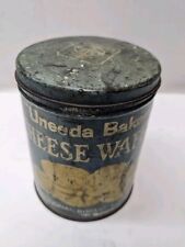 Vintage 1930s-40s UNEEDA BAKERS Nabisco Cheese Wafers Tin National Biscuit Co. picture