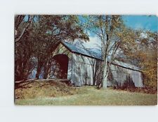 Postcard A Two-Town Covered Bridge Otter Creek Vermont USA picture