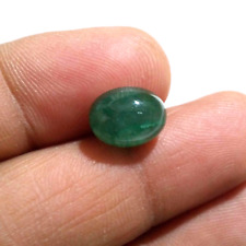 Pretty Zambian Emerald Cabochon Oval 4.90 Crt Gorgeous Green Loose Gemstone picture
