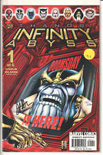 Thanos Infinity Abyss #1 Signed by Jim Starlin NM Dynamic Forces 110/1500 picture