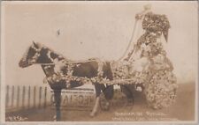 Chariot of Roses, Portland Oregon Rose Festival 1909 RPPC Photo Postcard picture
