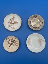 Vintage Lot of 4 Ceramic Porcelain Butter Pat Dishes Collectable picture