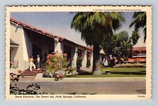 Palm Springs CA- California, South Entrance, Desert Inn, Vintage Postcard picture