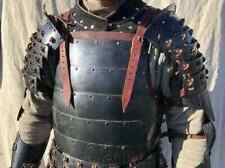 Medieval Knight Steel Blackened Armor ~ Japanese Samurai Half Body Armor picture