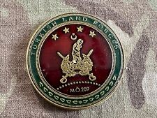 RARE Turkish Land Forces Peace at Home Peace in the Lands Challenge Coin picture
