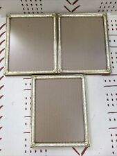 Vintage Gold Mother Of Pearl Look 8x10 Photo Picture Frames Set Of 3 picture