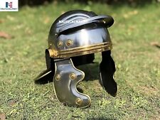 Armor Roman Trooper Helmet, Medieval Metal Replica Helm, Roman Centurion Officer picture