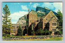 Banff-Alberta, Park Admin Building, Mt Rundle, Vintage Postcard picture