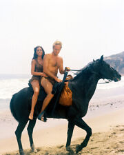 PLANET OF THE APES Charlton Heston Linda Harrison horseback  24x36 inch Poster picture