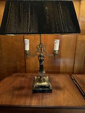 A Pair French Empire Caryatids Lamps picture