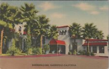 Bakersfield Inn Bakersfield California US Highway 99 linen postcard F292 picture