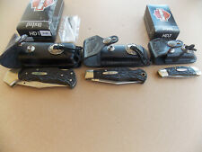  HARLEY DAVIDSON  KNIFE  1998 THREE KNIFE COLLECTORS SET -  HD-1, HD-2, HD-3  picture