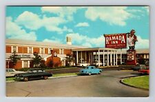 Dallas TX-Texas, The Ramada Inn, Love Field Municipal, Vintage Postcard picture