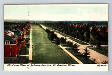 Fort Snelling MN-Minnesota, Birds Eye View Infantry Quarters Vintage Postcard picture