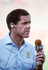 Head Coach Terry Donahue UCLA Bruins is interviewed a Pacific-- 1985 Old Photo picture