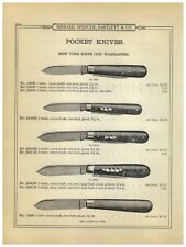 1899 PAPER AD 11 PG New York Knife Co Pocket Knives Trusty Hammer Brand Hercules picture