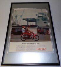 1964 Honda Super Sports Cycle Framed 11x17 ORIGINAL Vintage Advertising Poster picture