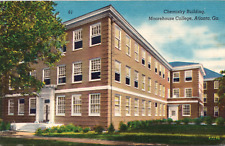 Atlanta GA HBCU Morehouse College Chemistry Building Georgia Postcard 1950s picture