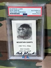 Bob Gimlin Autograph & Bob Heironimus Signed Business Cards Bigfoot? picture
