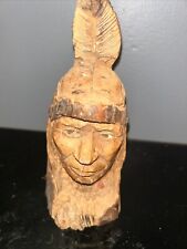 Native American Wood Carving Busy Sculpture picture