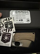EMPEDC Thickboy 1st Production Micarta S35VN Titanium Knife Nymble Thick Boy picture
