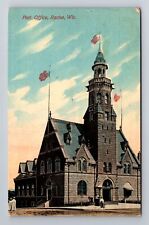 Racine WI-Wisconsin, United States Post Office, Antique, Vintage Postcard picture