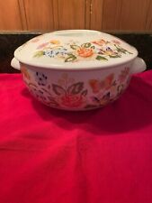 Aynsley Cottage Garden Covered Bowl Fine Bone China England picture