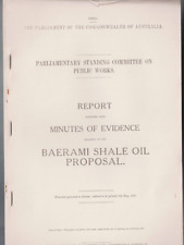 AUS PARLIAMENT PAPERS ,COMMONWEALTH , REPORT BERAMI SHALE OIL 1945 picture