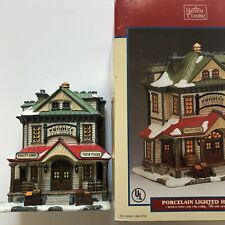 Lemax Harvest Crossing Vogel's Produce & Dry Goods Christmas House #25669 2002 picture
