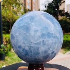 7.5LB  Large Natural Blue Kyanite Sphere Quartz Crystal Ball Specimen Healing picture