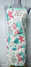Apron Retro Style Christmas Holiday Full Adjustable Two Pocket Back Tie picture