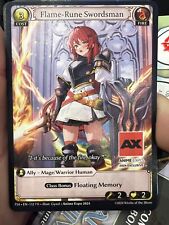 Anime Expo AX 2024 Grand Archive Flame Rune Swordsman Promo Card Non-Foil RARE picture