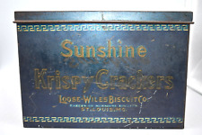 Vintage Sunshine Butter Thins Grahams Matinee Biscuit Tin picture
