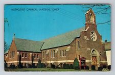 Lakeside OH-Ohio, Methodist Church, Religion, Vintage Souvenir Postcard picture