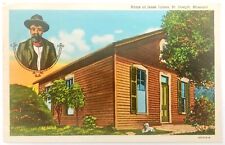 St Joseph MO-Missouri, Home of Jesse James, Antique Souvenir Vintage Postcard picture