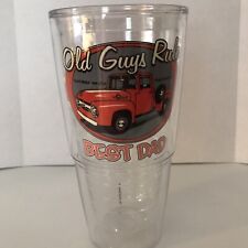 Tervis Tumbler Old Guys Rule Best Dad Vintage Truck. New 24oz Never Used. picture