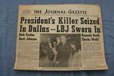 1963 NOV 23 THE JOURNAL-GAZETTE NEWSPAPER - PRESIDENT'S KILLER SEIZED - NP 8546 picture