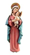 resin madonna and child figurine inspired by sister m.i. hummel, 8 1/2 inch picture