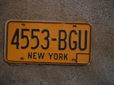 NEW YORK ORANGE        LICENSE PLATE BUY ALL STATES HERE  picture