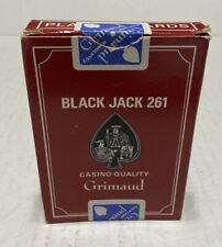 Black Jack 261 Grimaud Playing Cards Laughlin’s Riverside Resort picture